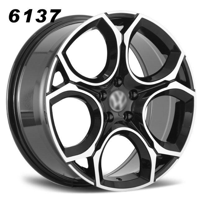 Jante JOKA Style GTI 7.5x18 pouces, entraxe 112, déport ET45, couleur noir face polie