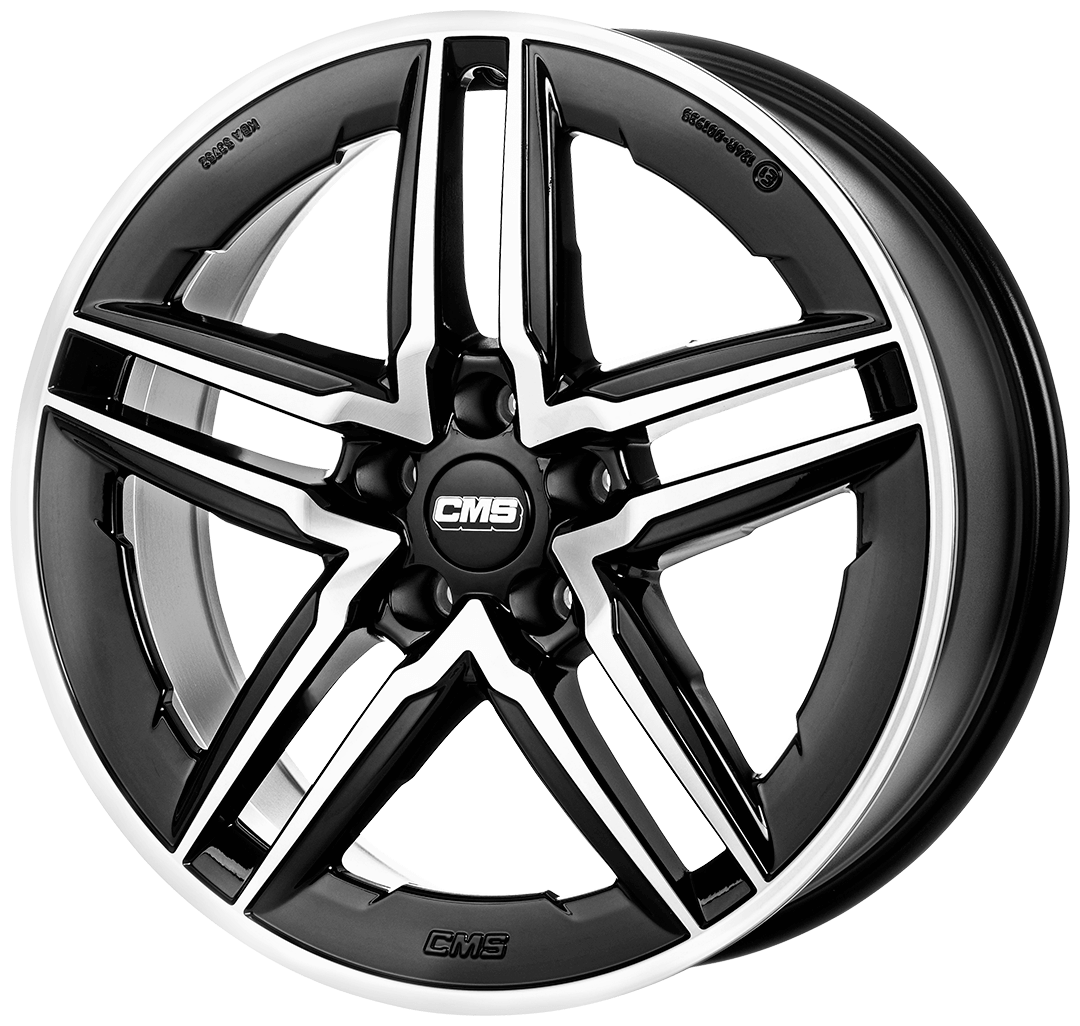 Jante CMS C29-AERO 8x19 pouces, entraxe 120, déport ET58, couleur Diamant Noir Brillant
