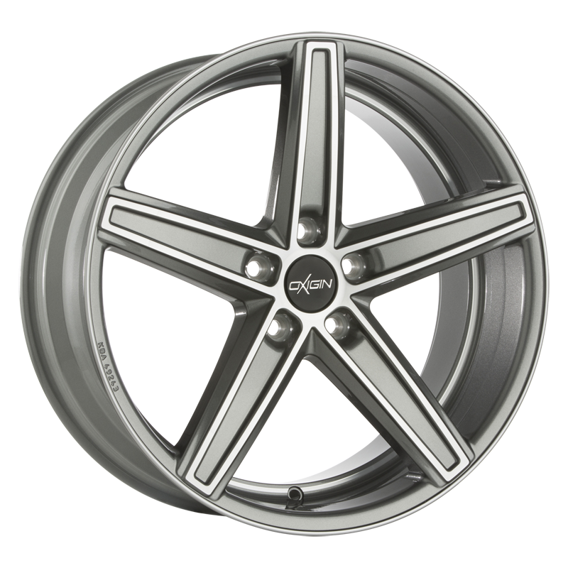 Jante OXIGIN 18 Concave 8.5x18 pouces, entraxe 120, déport ET35, couleur graphit full polish