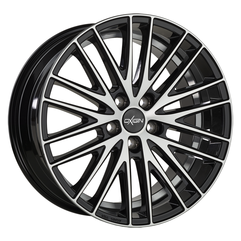Jante OXIGIN 19 Oxspoke 9x20 pouces, entraxe 112, déport ET28, couleur black full polish