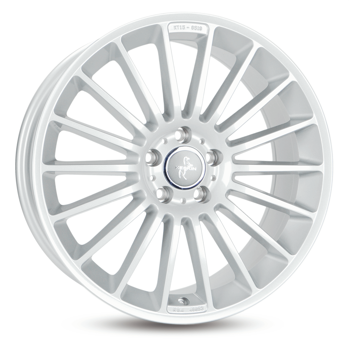Jante KESKIN WHEELS KT15 7x16 pouces, entraxe 120, déport ET50, couleur SILVER PAINTED
