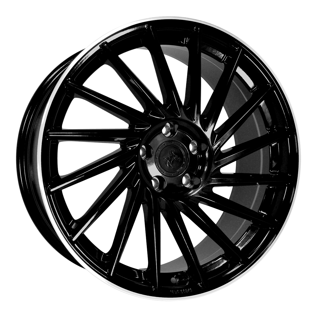Jante KESKIN WHEELS KT17 8x18 pouces, entraxe 120, déport ET35, couleur BLACK LIP POLISH