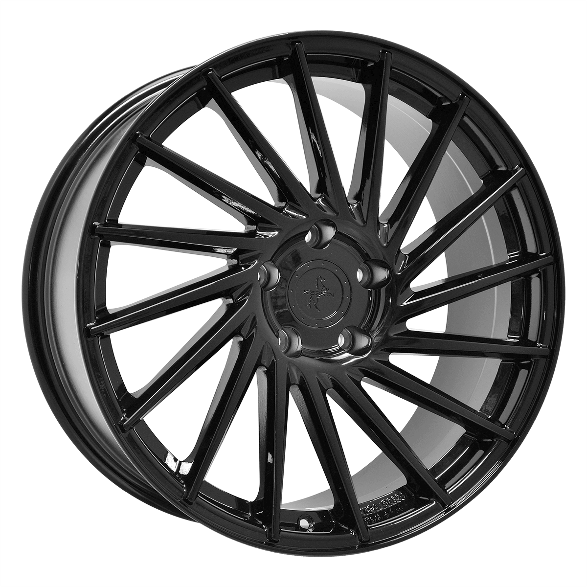 Jante KESKIN WHEELS KT17 8.5x19 pouces, entraxe 112, déport ET30, couleur BLACK PAINTED