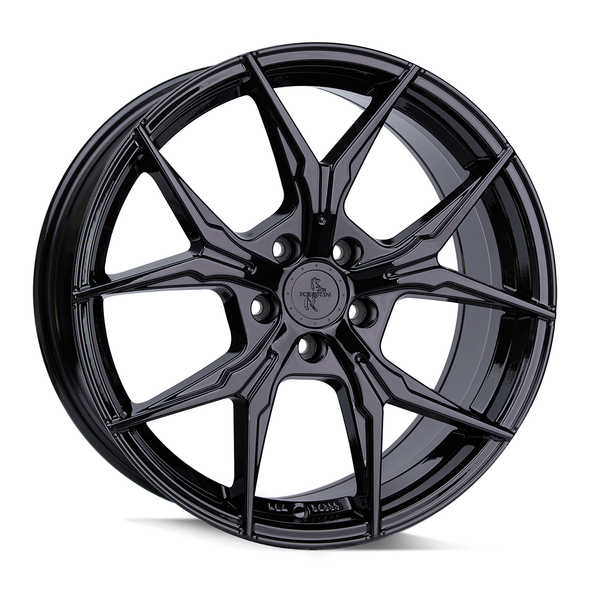 Jante KESKIN WHEELS KT19N 8.5x19 pouces, entraxe 120, déport ET35, couleur BLACK PAINTED
