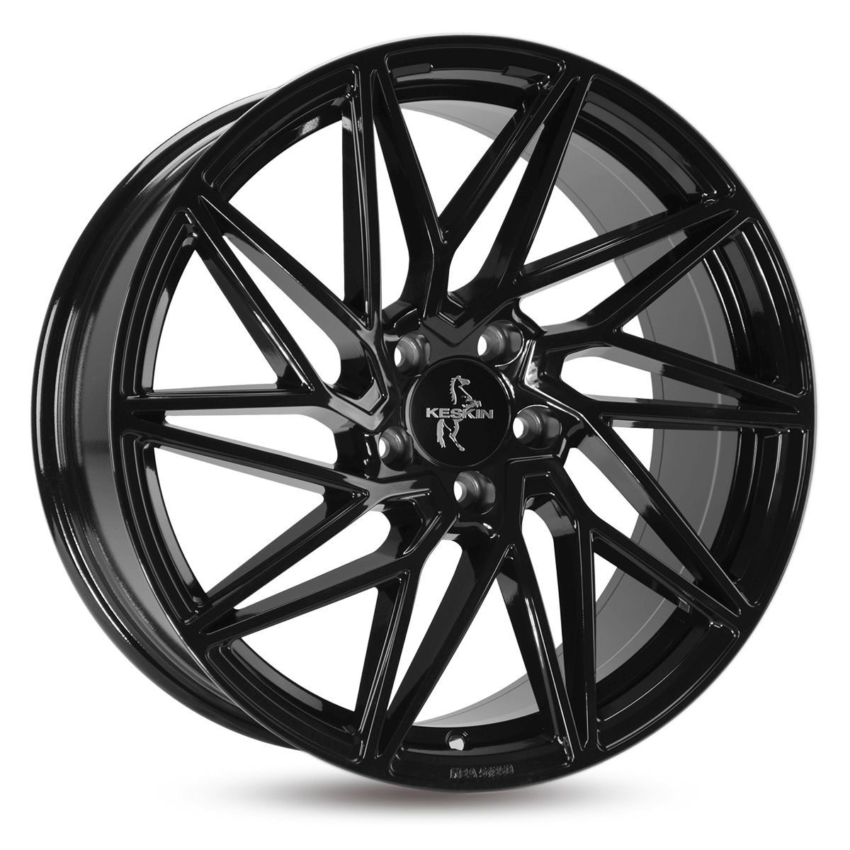 Jante KESKIN WHEELS KT20 8x18 pouces, entraxe 100, déport ET30, couleur BLACK PAINTED
