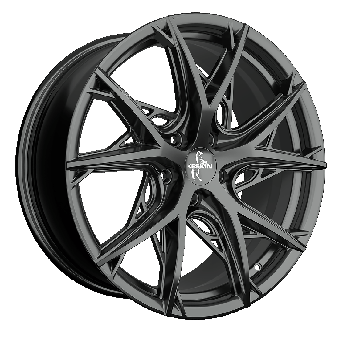 Jante KESKIN WHEELS KT24C 8.5x19 pouces, entraxe 112, déport ET30, couleur PALLADIUM PAINTED
