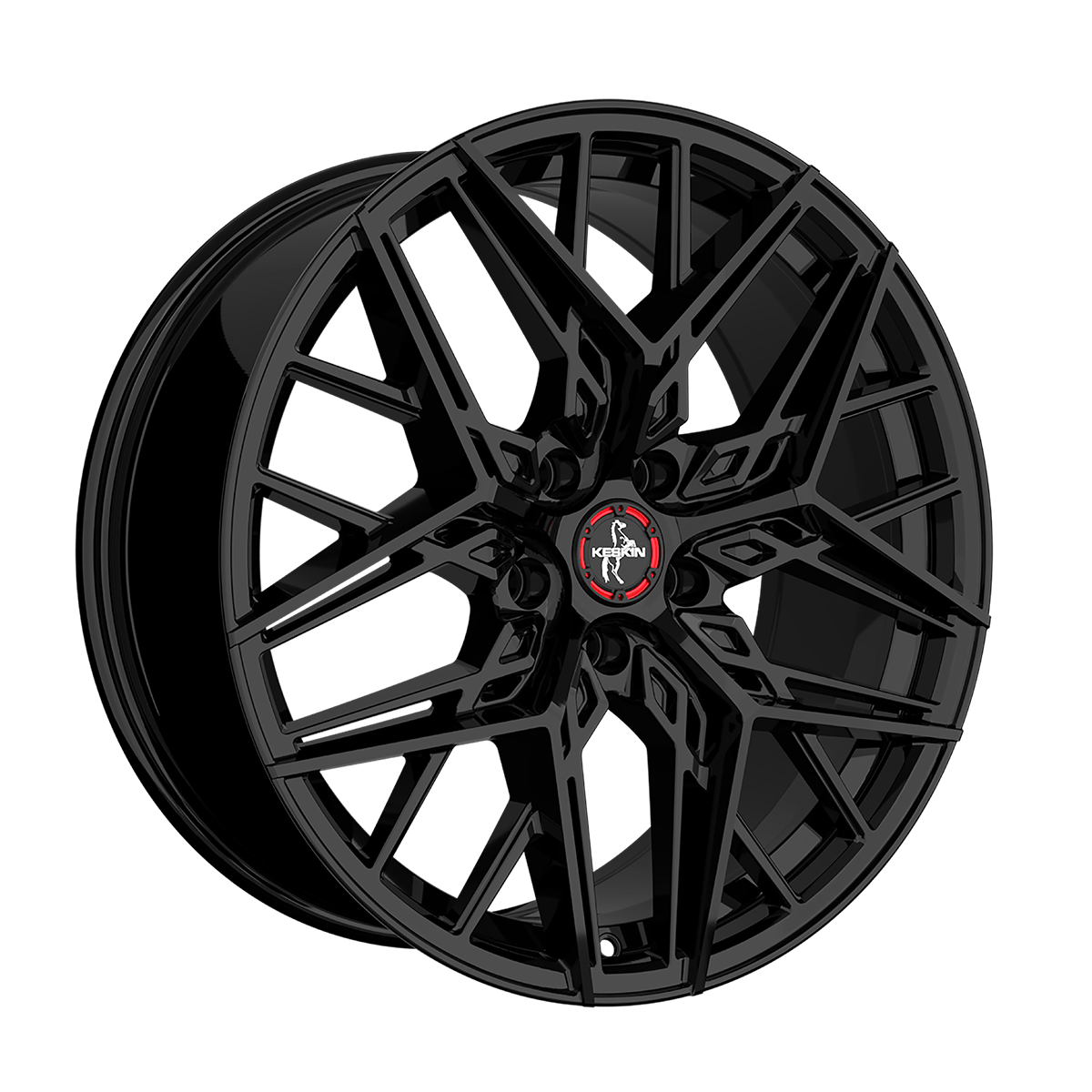 Jante KESKIN WHEELS KT25 8.5x20 pouces, entraxe 114.3, déport ET45, couleur BLACK PAINTED