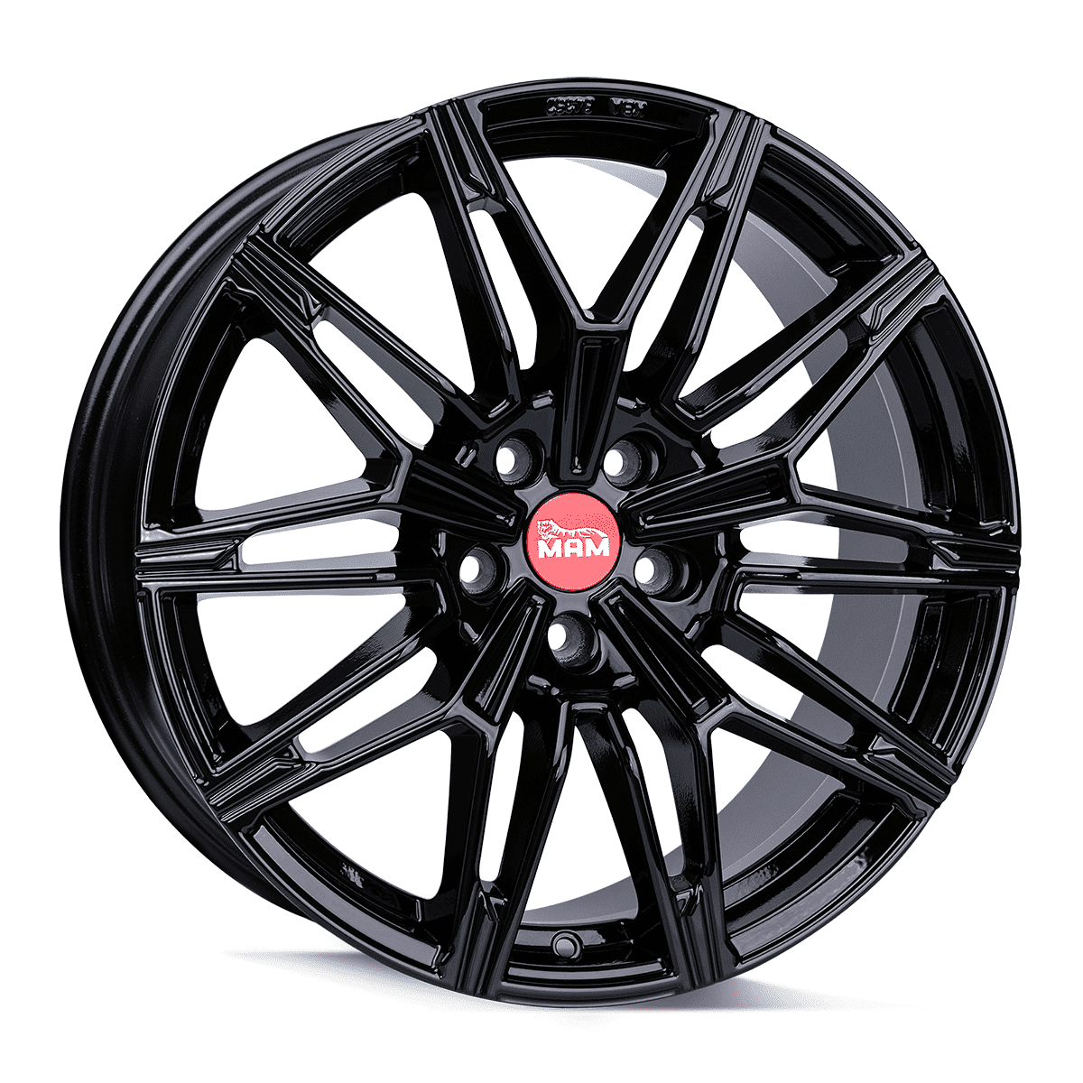 Jante MAM WHEELS B3N 8.5x19 pouces, entraxe 112, déport ET30, couleur BLACK PAINTED