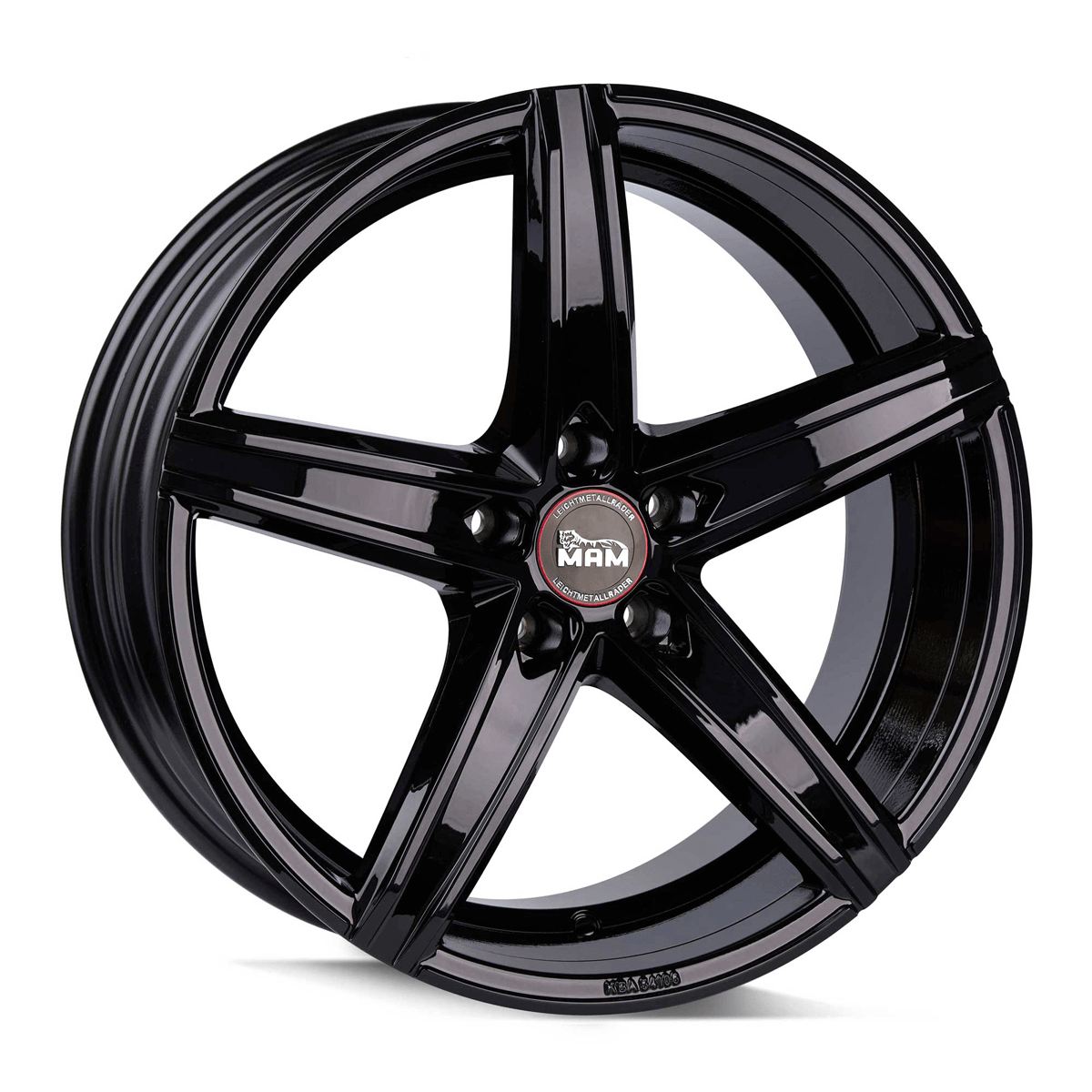Jante MAM WHEELS OX-18 8.5x19 pouces, entraxe 112, déport ET30, couleur BLACK PAINTED