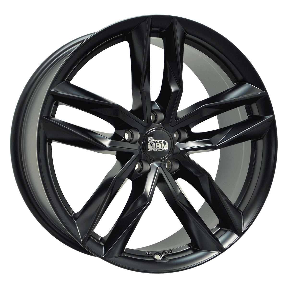 Jante MAM WHEELS RS3 7x16 pouces, entraxe 114.3, déport ET45, couleur MATT BLACK PAINTED
