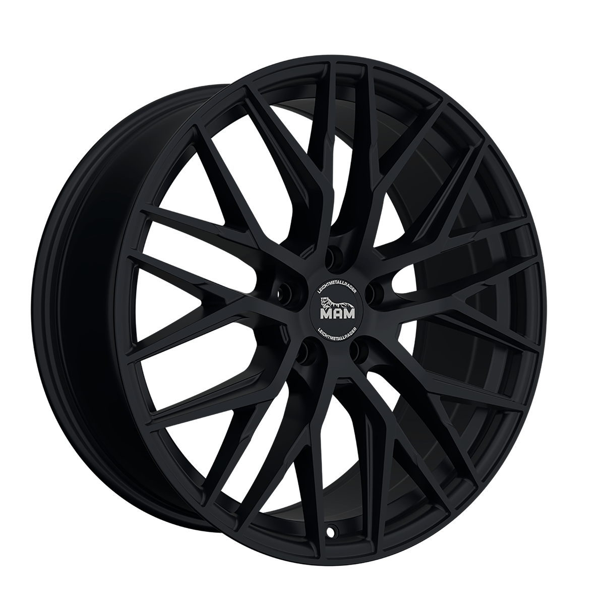 Jante MAM WHEELS RS4 8.5x19 pouces, entraxe 120, déport ET35, couleur MATT BLACK PAINTED