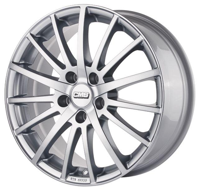 Jante CMS C16 6.5x15 pouces, entraxe 100, déport ET35, couleur Racing Argent