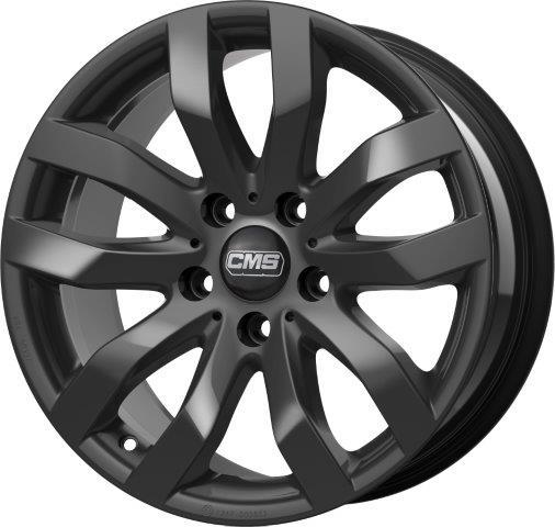 Jante CMS C22 7x16 pouces, entraxe 112, déport ET48, couleur Noir Brillant