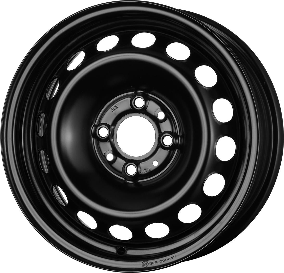 Jante MW M2 5.5x14 pouces, entraxe 98, déport ET35, couleur NOIR
