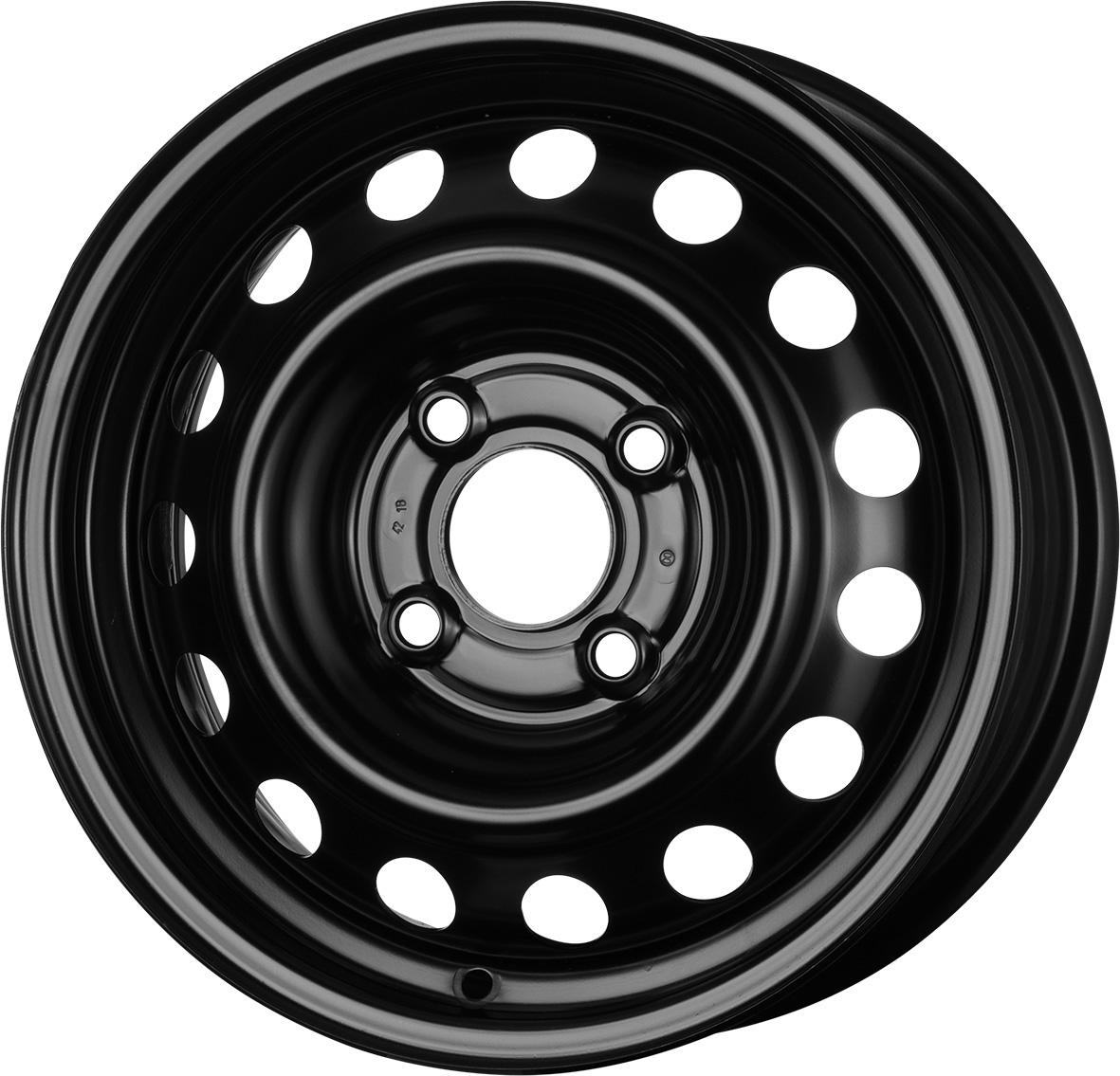 Jante MW M2 5.5x14 pouces, entraxe 108, déport ET37, couleur NOIR