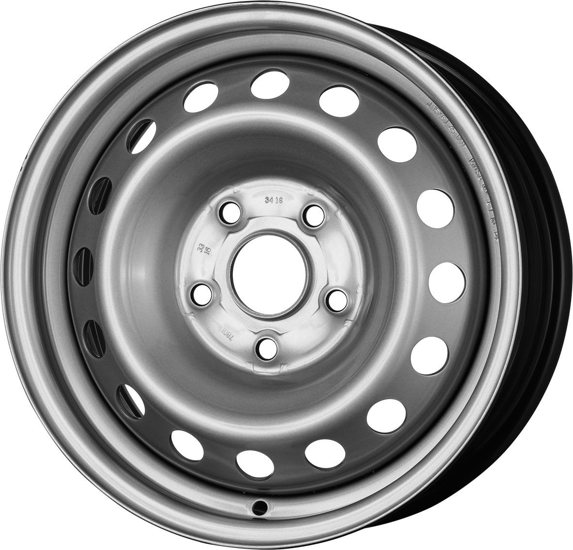 Jante MW M2 6x15 pouces, entraxe 114.3, déport ET45, couleur ARGENT