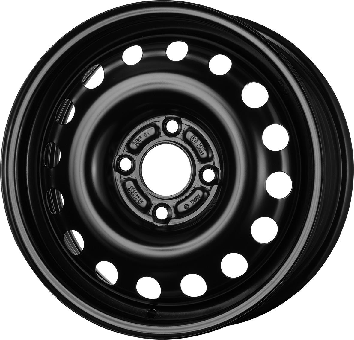 Jante MW M2 6x15 pouces, entraxe 108, déport ET47, couleur NOIR