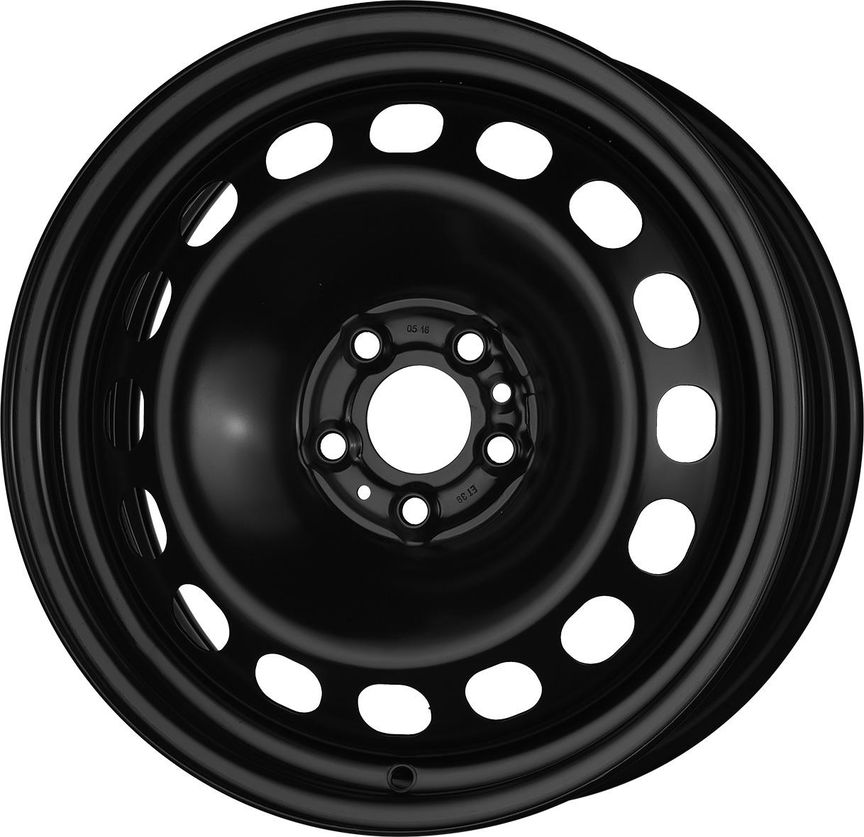 Jante MW M2 6.5x16 pouces, entraxe 98, déport ET39, couleur NOIR