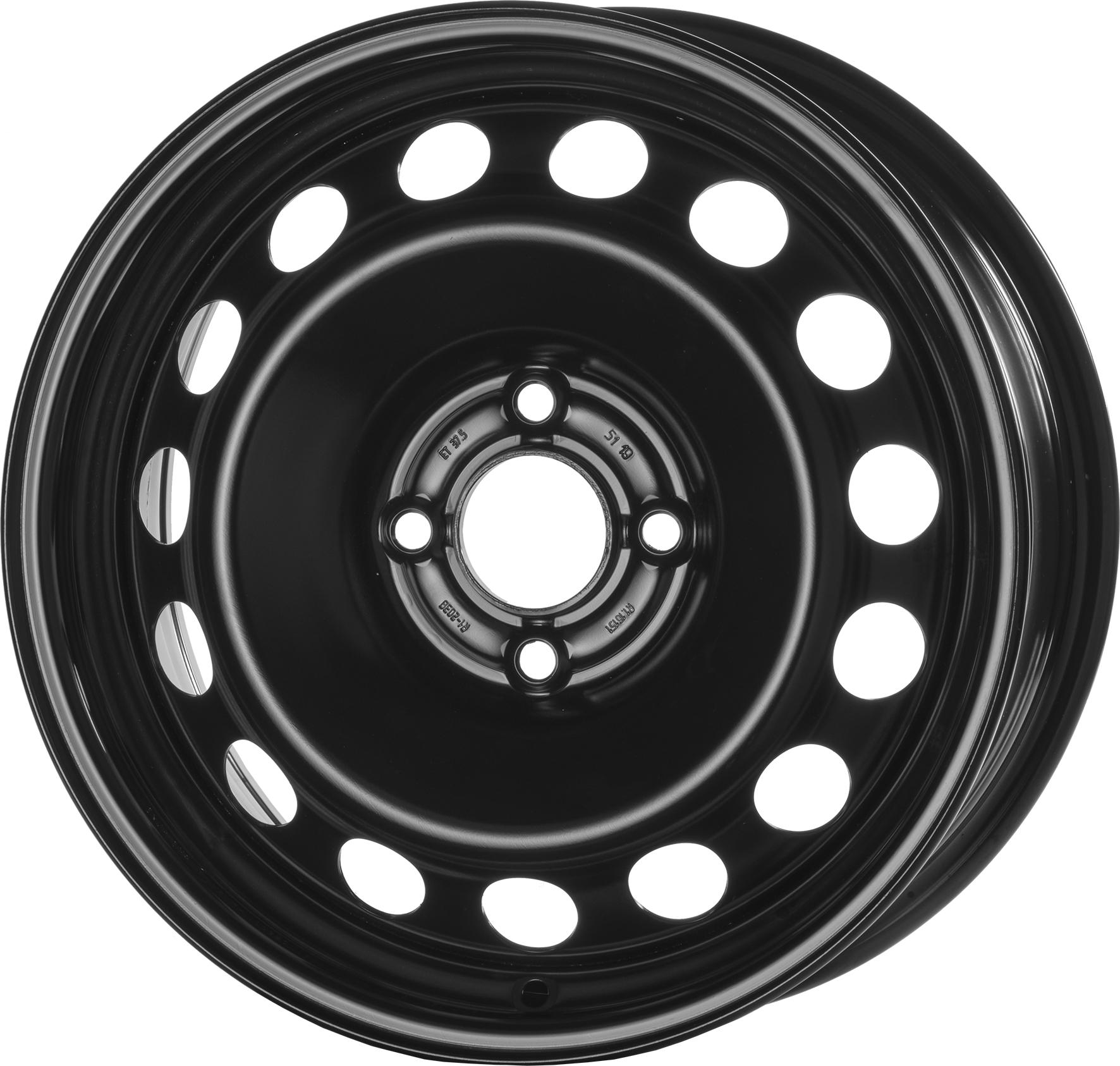 Jante MW M2 6.5x16 pouces, entraxe 108, déport ET37, couleur NOIR