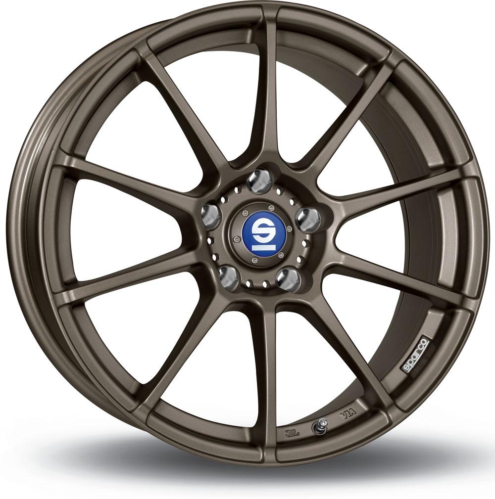 Jante SPARCO ASSETTO GARA 8.5x19 pouces, entraxe 114.3, déport ET50, couleur BRONZE MAT