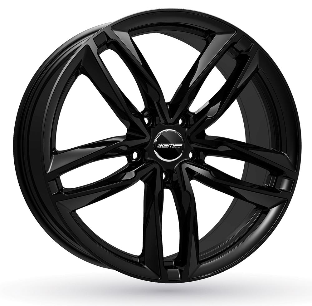 Jante GMP ATOM 9x21 pouces, entraxe 112, déport ET30, couleur NOIR BRILLANT 