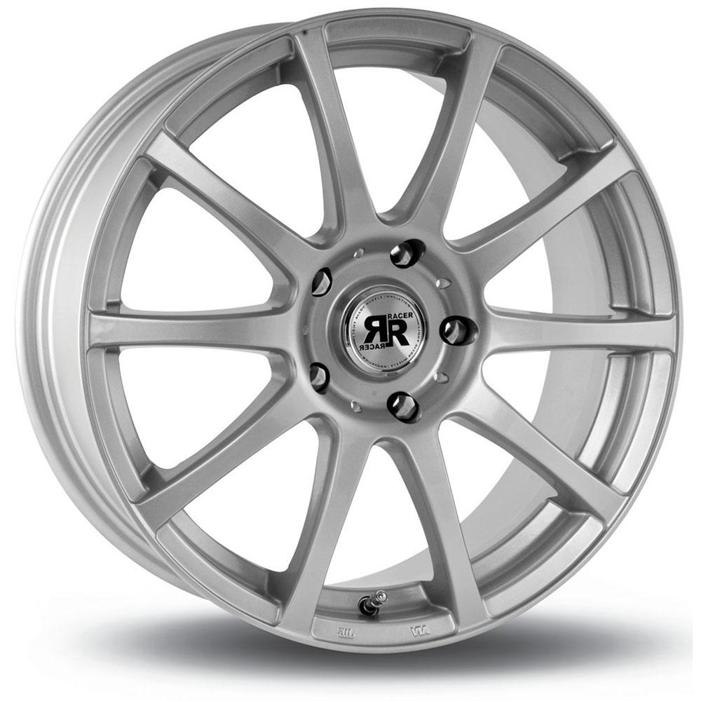 Jante RACER AXIS 6x14 pouces, entraxe 108, déport ET25, couleur ARGENT