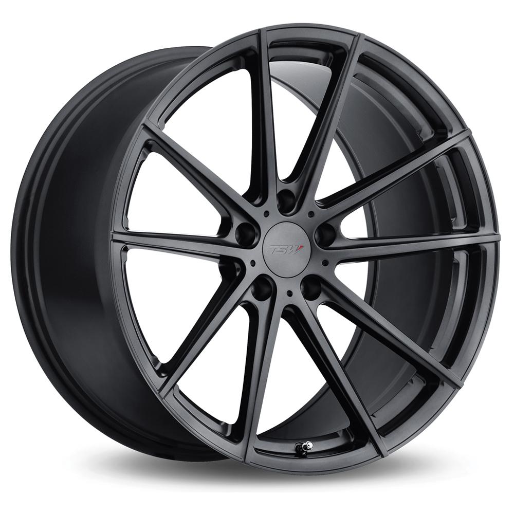 Jante TSW BATHURST 8x17 pouces, entraxe 114.3, déport ET40, couleur GRIS BRILLANT 