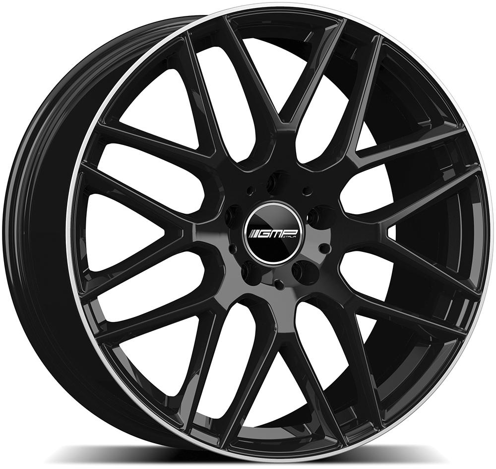 Jante GMP BERGHEM 8.5x20 pouces, entraxe 112, déport ET37, couleur NOIR BORD POLI