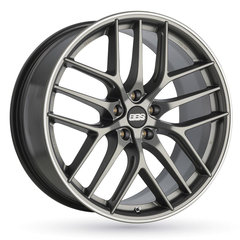 Jante BBS CC-R 8x20 pouces, entraxe 112, déport ET27, couleur GRIS PLATINE SATIN