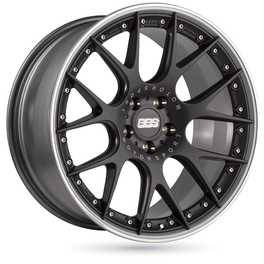 Jante BBS CH-R II 10.5x20 pouces, entraxe 112, déport ET35, couleur NOIR SATIN