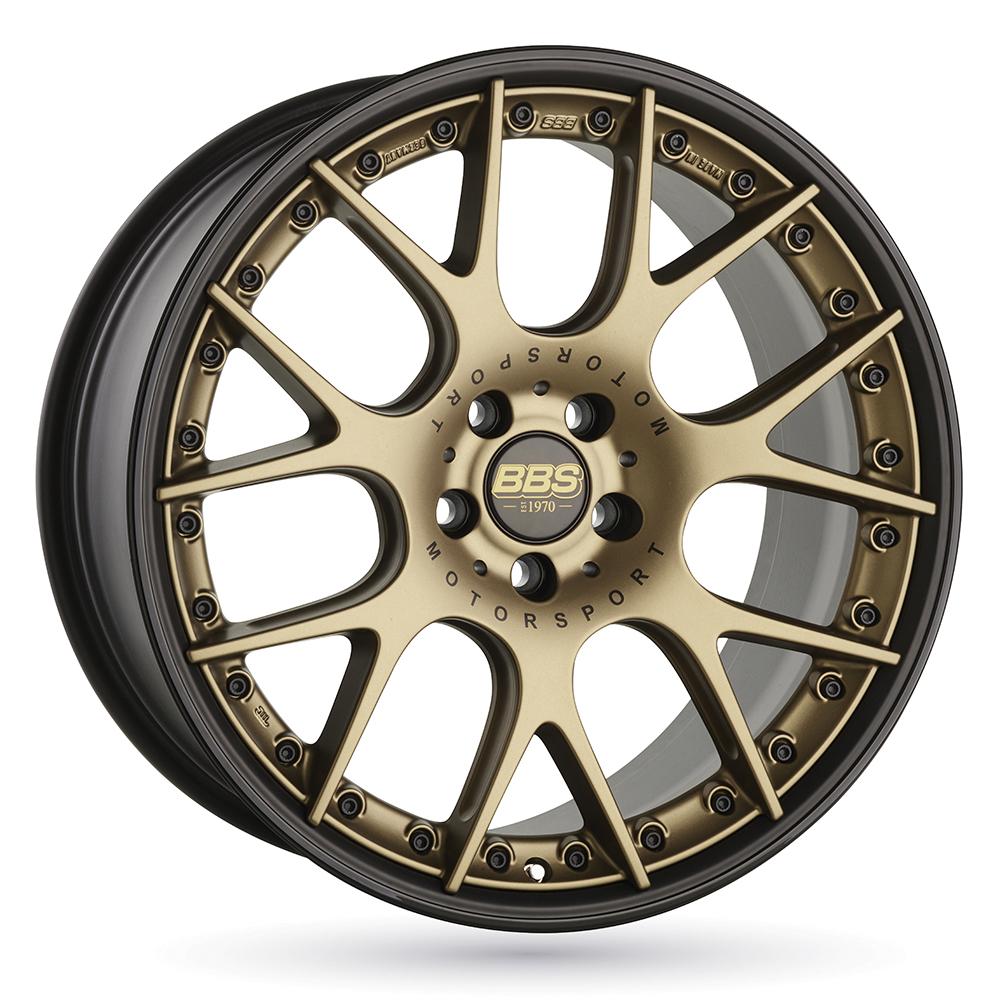 Jante BBS CH-R II 9.5x21 pouces, entraxe 112, déport ET23, couleur BRONZE SATIN