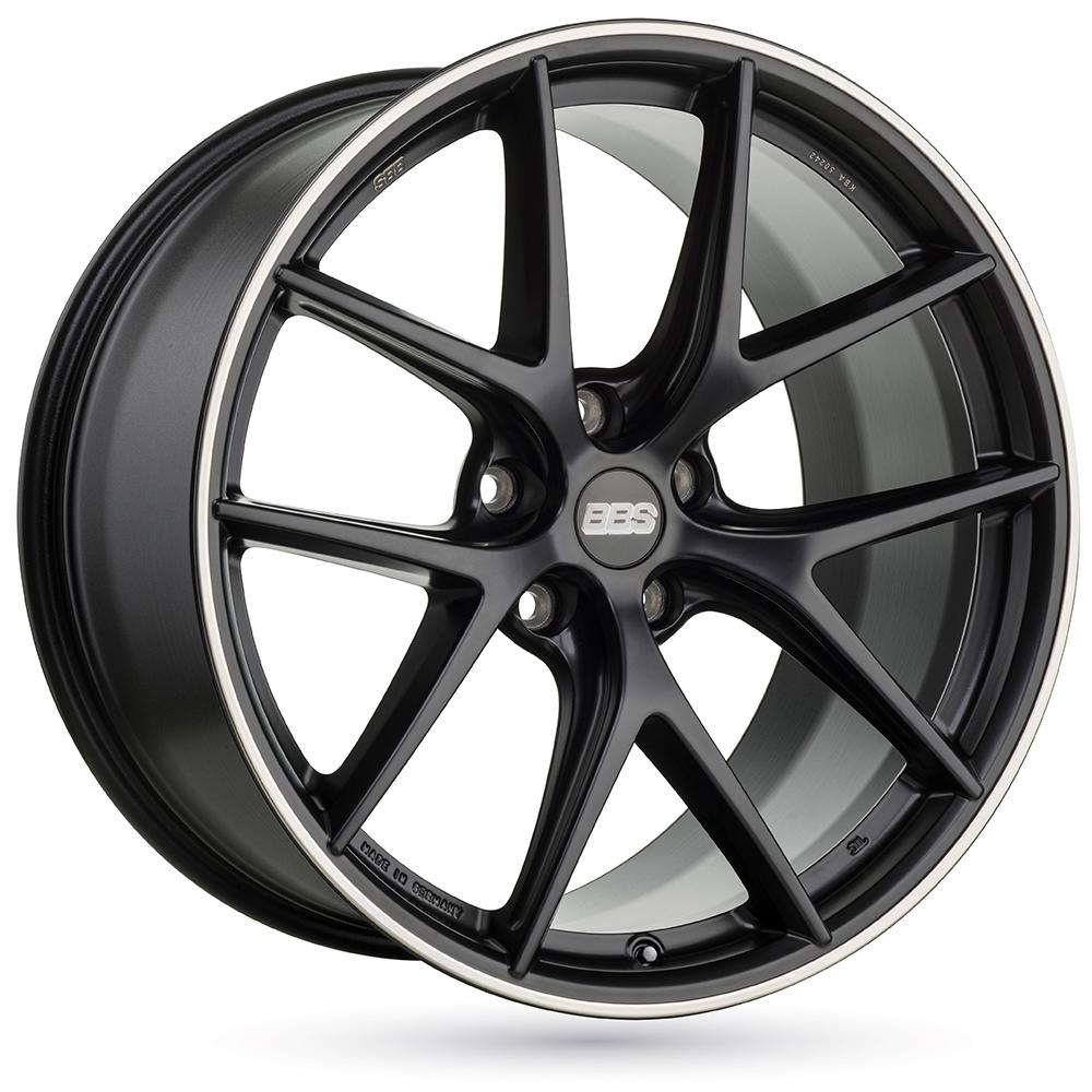 Jante BBS CI-R 8.5x20 pouces, entraxe 114.3, déport ET40, couleur NOIR SATIN
