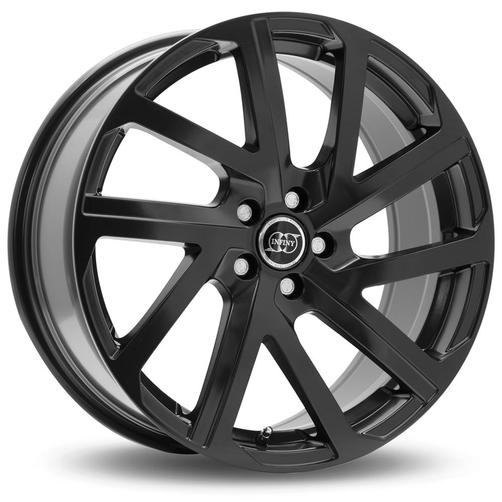 Jante INFINY COBALT 6x15 pouces, entraxe 108, déport ET25, couleur NOIR