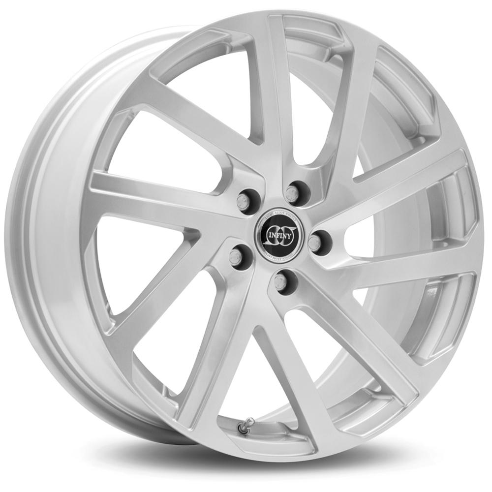 Jante INFINY COBALT 7x16 pouces, entraxe 112, déport ET42, couleur ARGENT