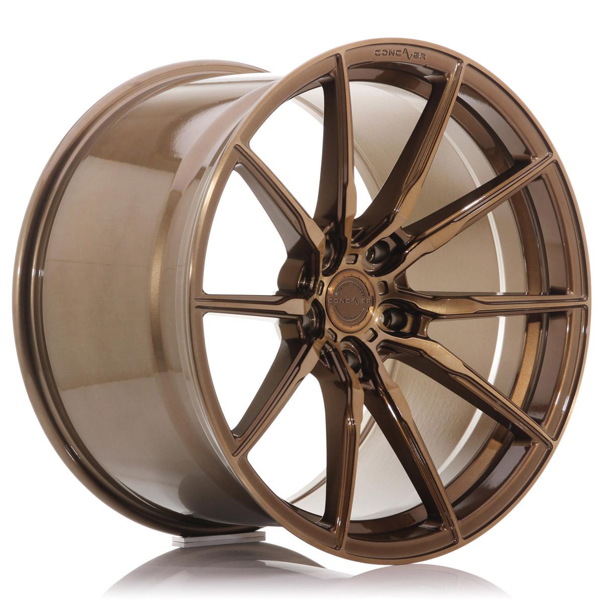 Jante CONCAVER CVR4 8x20 pouces, entraxe 112, déport ET40, couleur BRONZE BROSSE