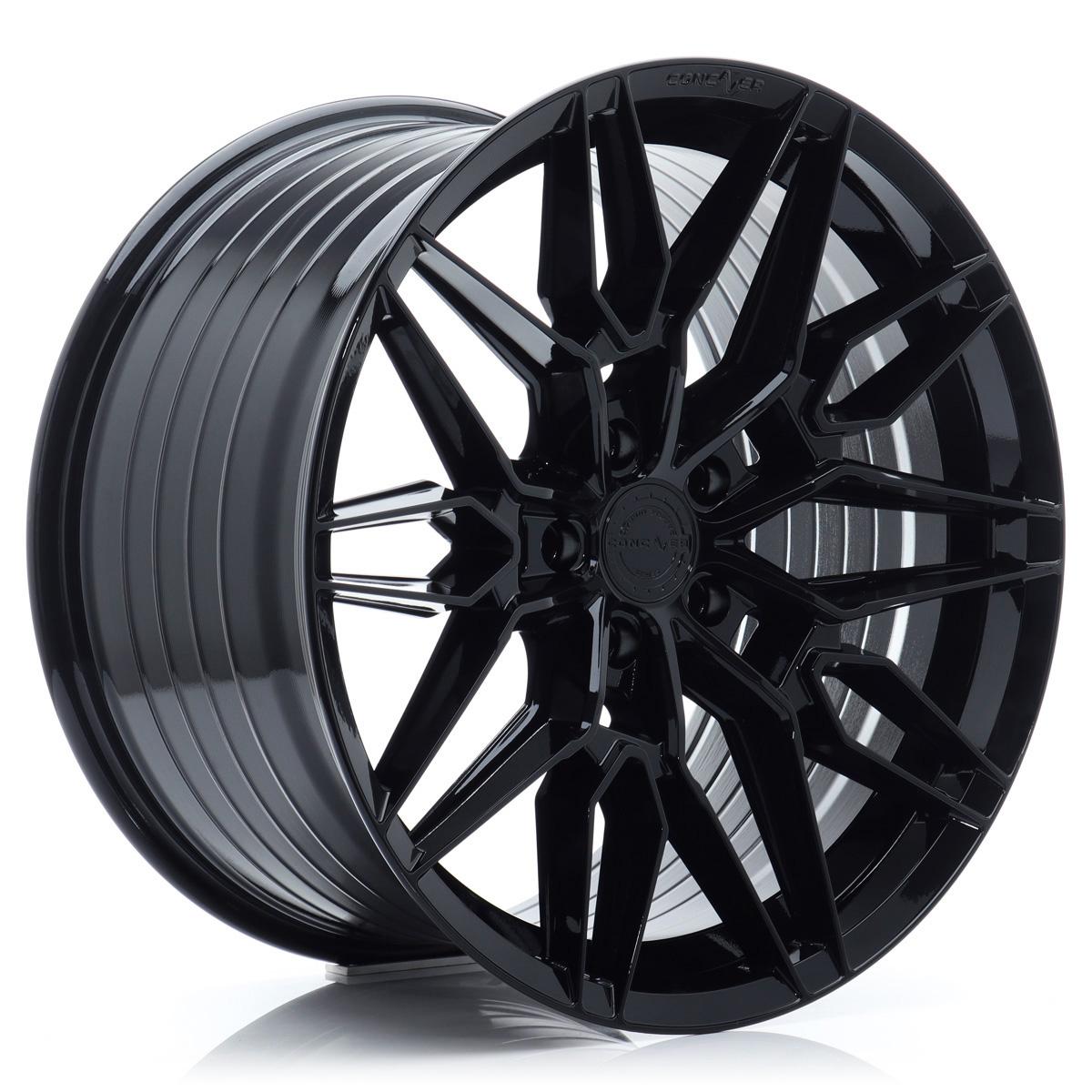Jante CONCAVER CVR6 8.5x19 pouces, entraxe 112, déport ET45, couleur NOIR BRILLANT