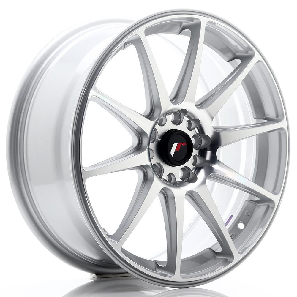 Jante JAPAN RACING JR11 7x18 pouces, entraxe 114, déport ET40, couleur ARGENT