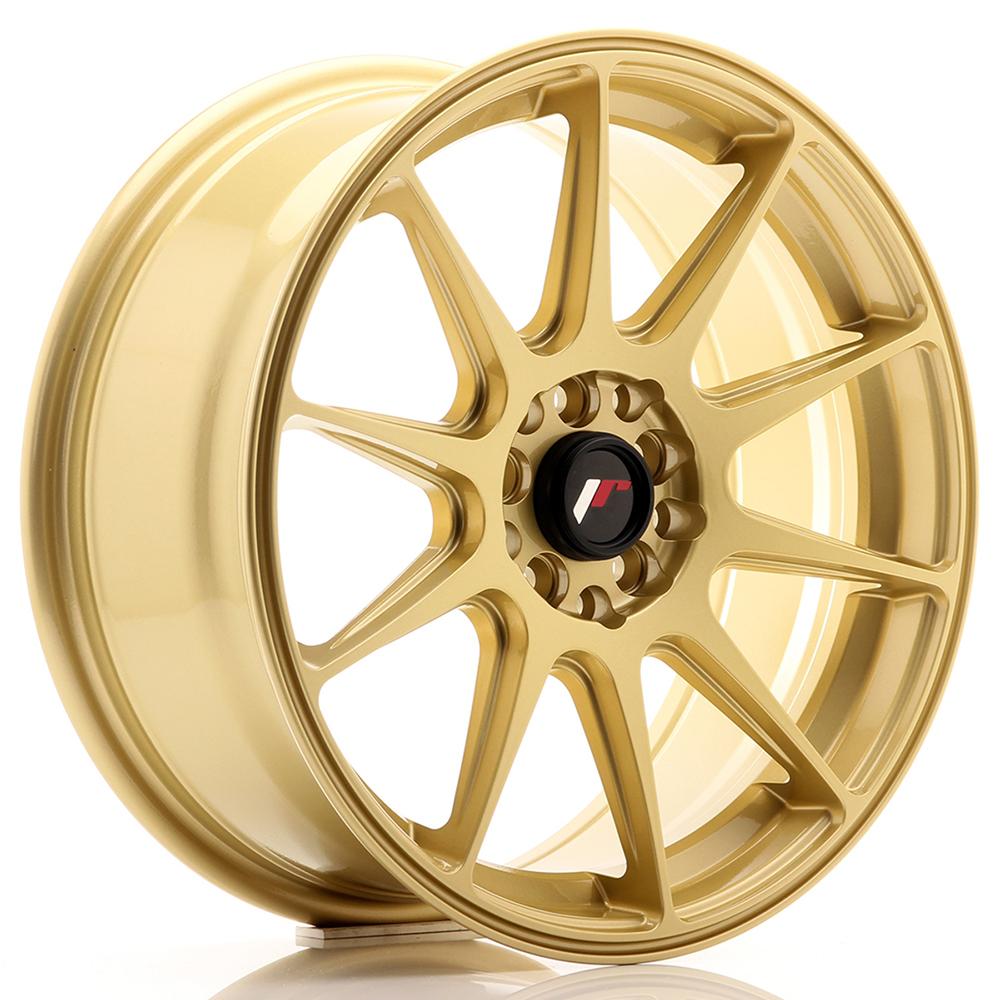 Jante JAPAN RACING JR11 7x17 pouces, entraxe 108, déport ET35, couleur OR