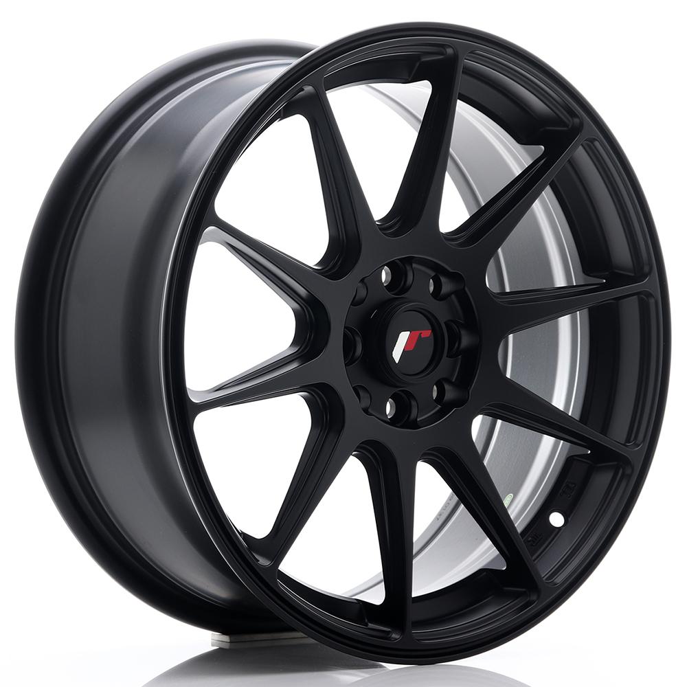 Jante JAPAN RACING JR11 7x17 pouces, entraxe 108, déport ET35, couleur NOIR MAT
