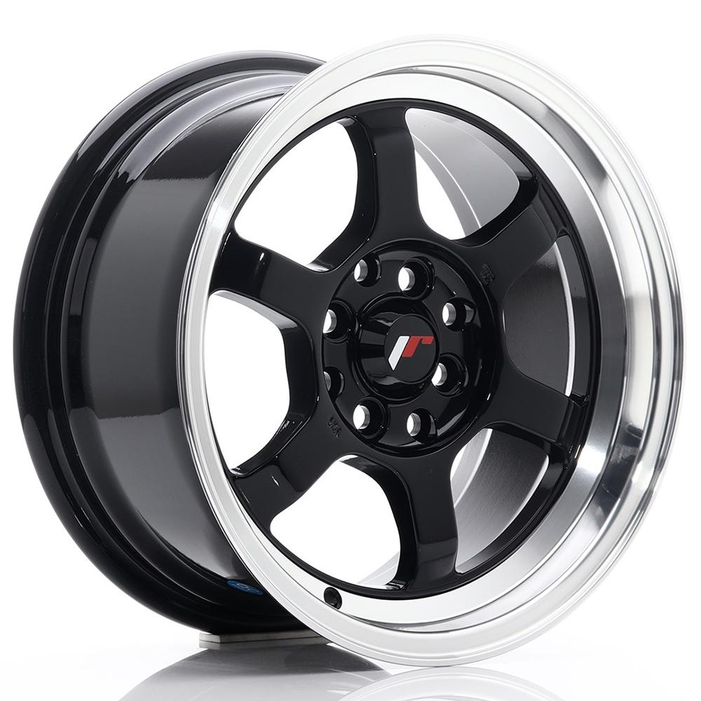Jante JAPAN RACING JR12 10x18 pouces, entraxe 120, déport ET0, couleur NOIR BRILLANT 