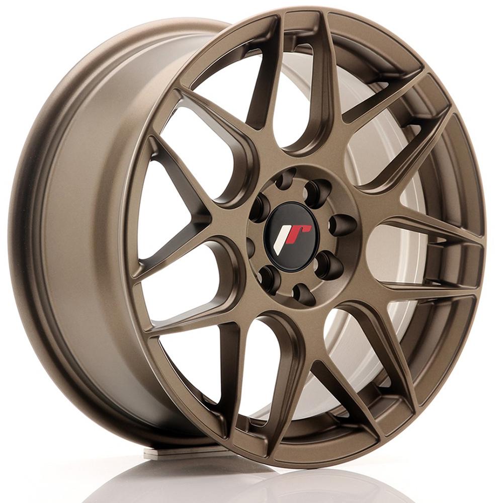 Jante JAPAN RACING JR18 8x17 pouces, entraxe 108, déport ET25, couleur BRONZE MAT