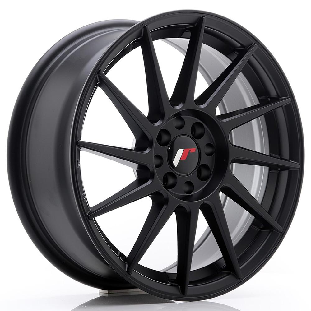 Jante JAPAN RACING JR22 8x17 pouces, entraxe 114, déport ET35, couleur NOIR MAT