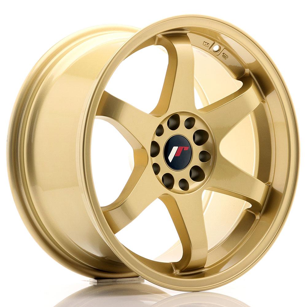 Jante JAPAN RACING JR3 8x15 pouces, entraxe 114, déport ET25, couleur OR