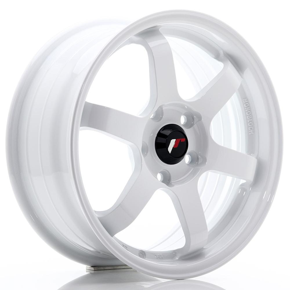 Jante JAPAN RACING JR3 8x15 pouces, entraxe 108, déport ET25, couleur BLANC