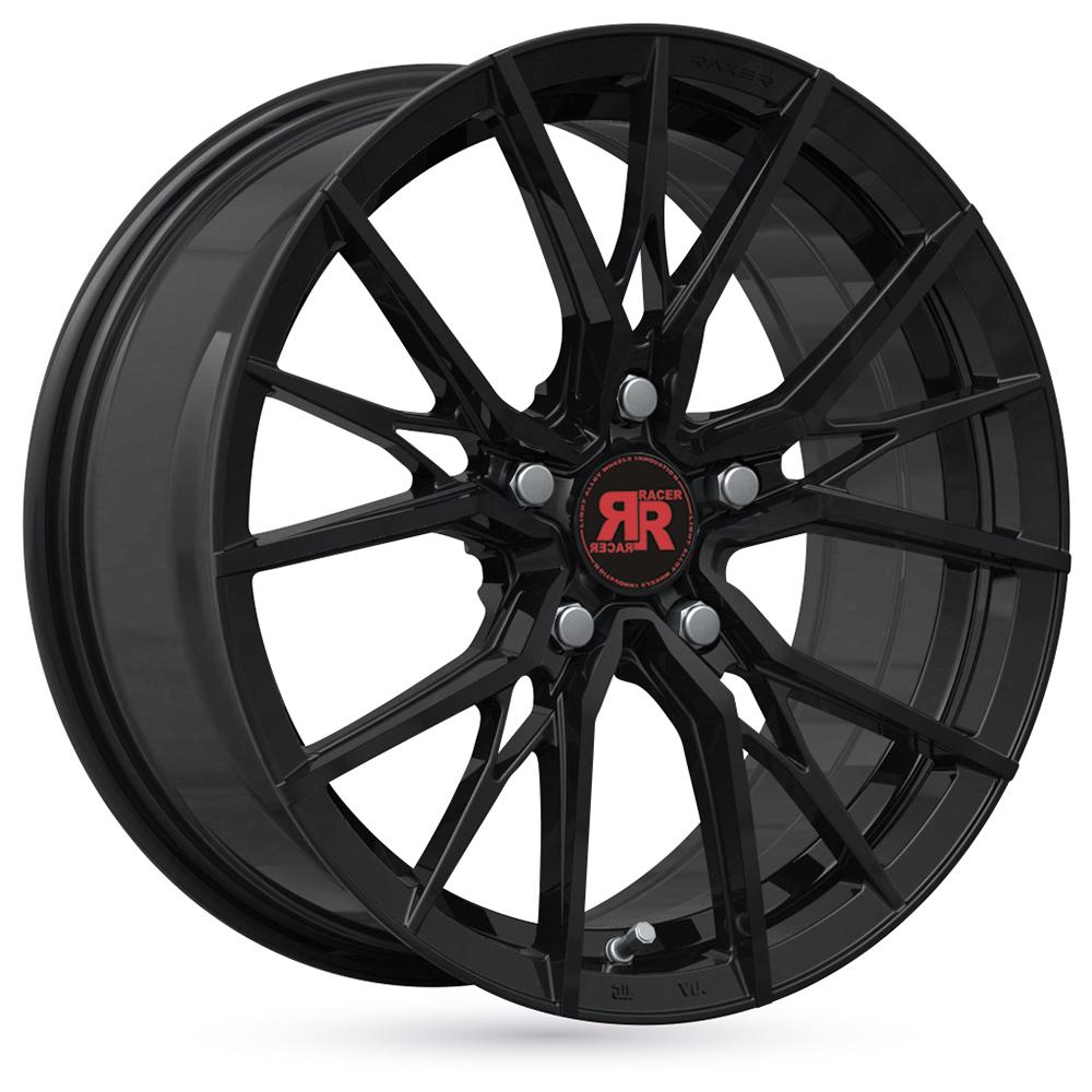 Jante RACER DRIVEN 7x17 pouces, entraxe 112, déport ET35, couleur NOIR BRILLANT
