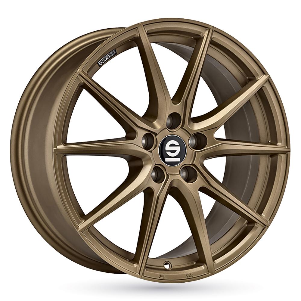 Jante SPARCO DRS 8x18 pouces, entraxe 100, déport ET45, couleur BRONZE 