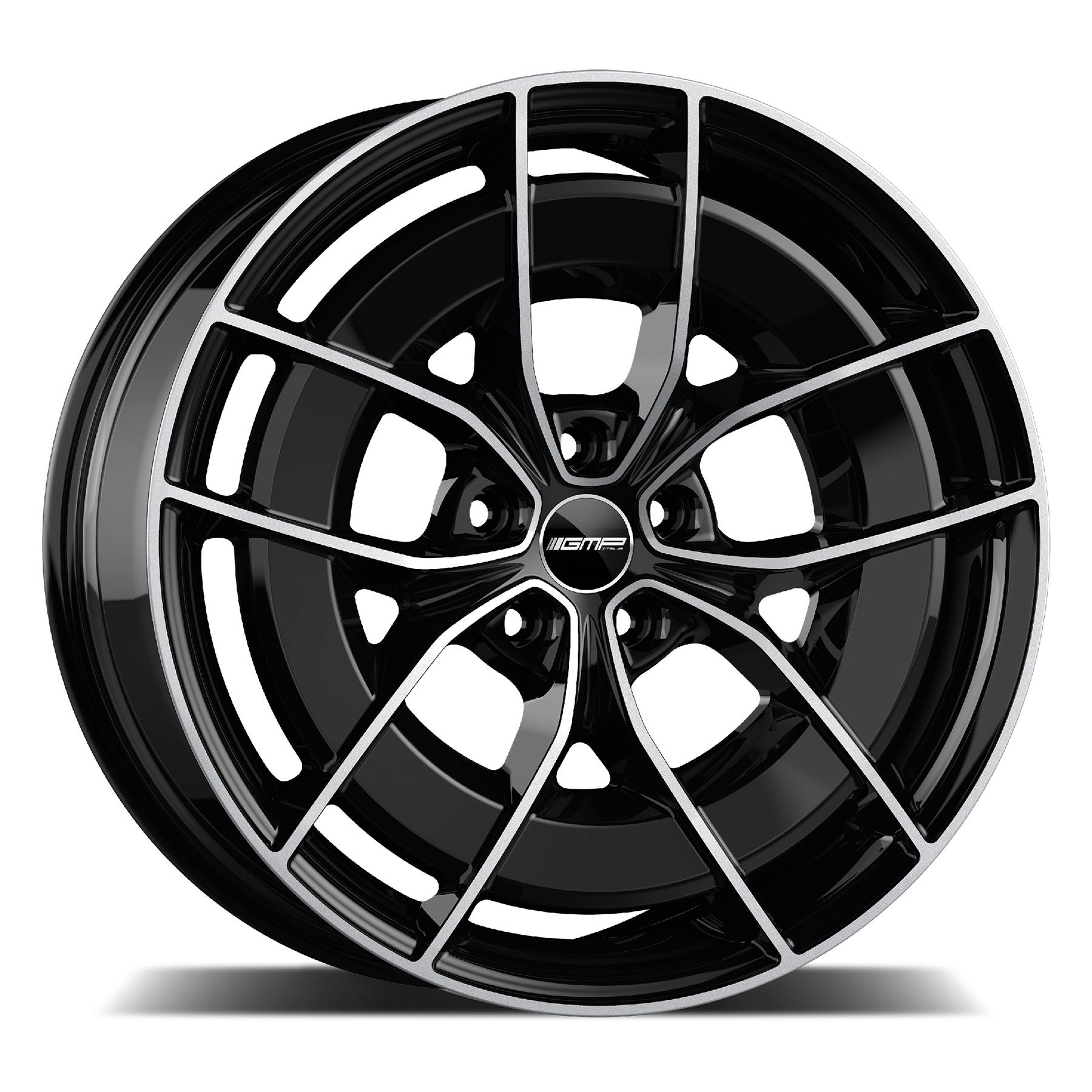 Jante GMP ENERGIA 8.5x19 pouces, entraxe 112, déport ET45, couleur NOIR FACE POLIE