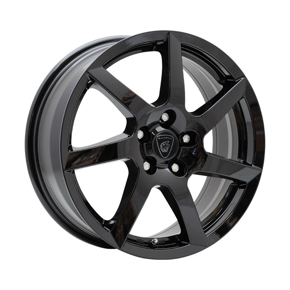 Jante EUROPE RIGA 6.5x16 pouces, entraxe 108, déport ET20, couleur NOIR BRILLANT 