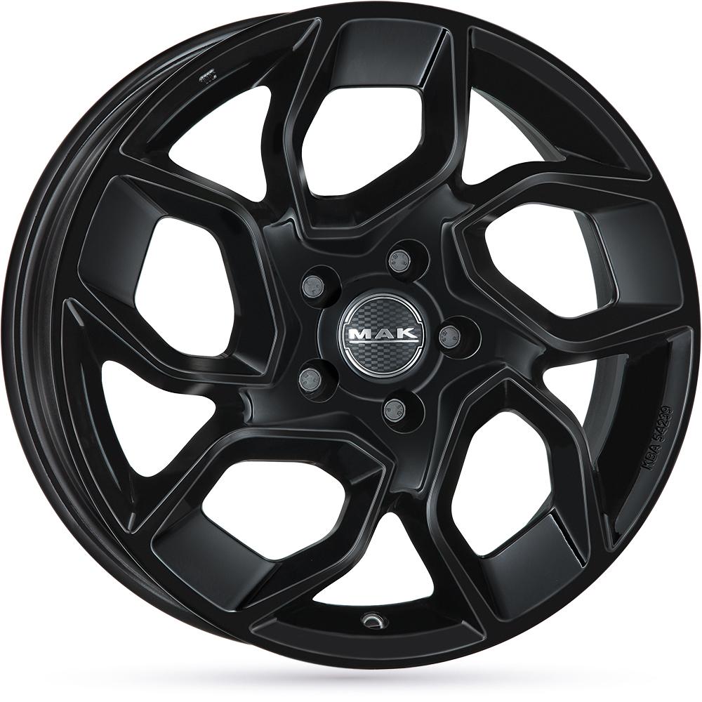Jante MAK EXPRESS 7.5x18 pouces, entraxe 160, déport ET50, couleur NOIR BRILLANT