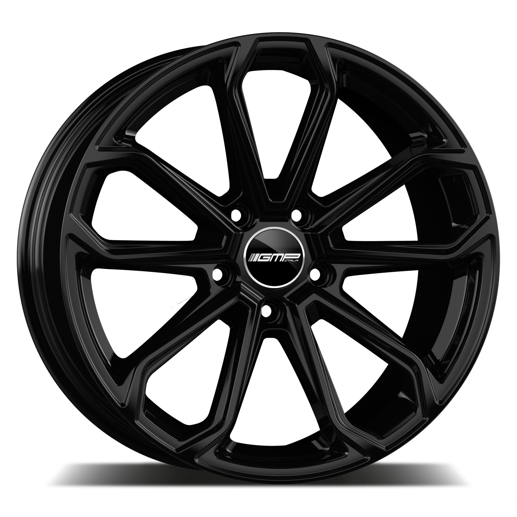 Jante GMP FURIOSA 11.5x22 pouces, entraxe 130, déport ET52, couleur NOIR BRILLANT 